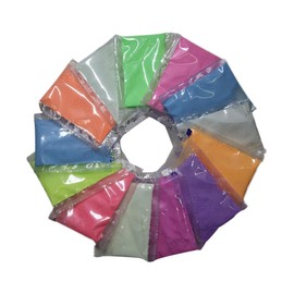 Operitacx Add Sparkle to Your Look 8 Pack Fluorescent Nail Art Powder Luminous Glitter Random Color