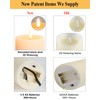 ANGELLOONG Flickering Flameless Candle with Remote, Real Wax Battery Operated