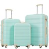 Merax Luggage Sets 3 Piece Expandable Hardshell Luggage with Spinner