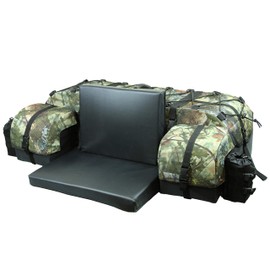 ATV TEK Arch Series Oversized Rear Rack Utility Pack, Padded ATV Cargo Bag - Kings Mountain Shadow Camo