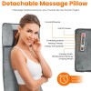 Full Body Electric Heat Vibration Massage Pad Cushion Back &