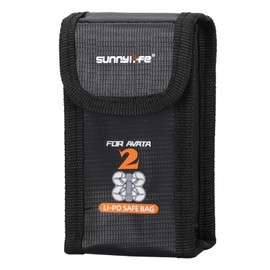Sinyutia for DJI Avata 2 Battery Safe Bag, Avata 2 Lipo Battery Storage Bag, Fireproof & Explosion-Proof Safe Transport Protective Case For DJI Avata 2 Accessory (For 1 Battery)