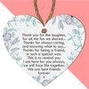 Thank You for the Laughter Heart Plaque | Sentimental Friendship
