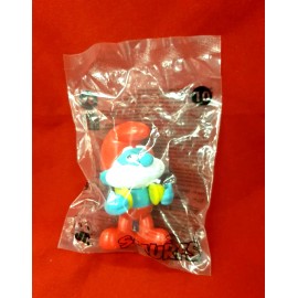 Burger King 2025 BURGER KING SMURFS KIDS' MEAL TOY - PAPA - TOY #10 - NEW IN BAG