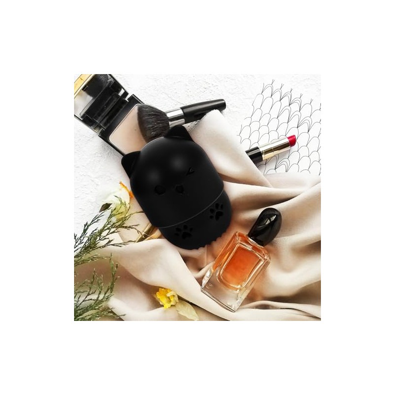 Toyvian Soportes de Silicona para Esponjas de Maquillaje 3piezas