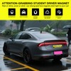 3PCS Student Driver Magnetic Stickers for Car - Removable Novice