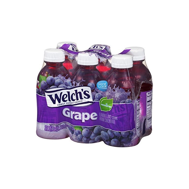 Welch's Grape Drink, 10-Ounce Bottles (Pack of 12)