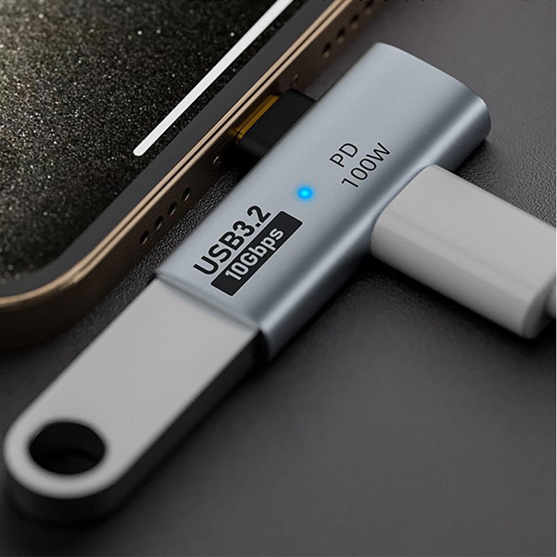 tunghey 2-in-1 Type C 3.2 OTG Splitter, USB C to
