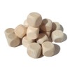 ccHuDE 100 Pcs Blank Wood Dice - Unfinished Wood Cubes