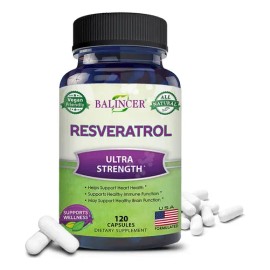 Resveratrol 1000 Mg Balincer 120 Cápsulas