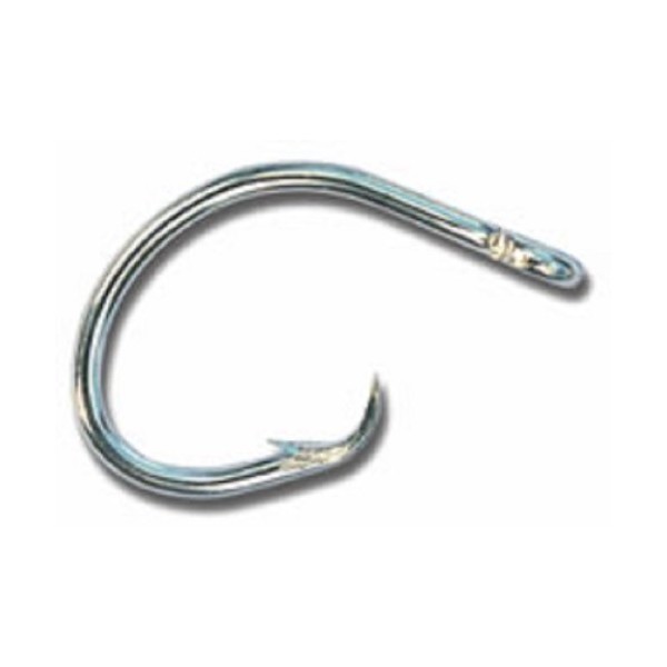 Mustad Classic 2 Extra Strong in Line Point Duratin Circle Fishing Hook | Strong for Heavy Tuna | Fewer Deep Hooks For Catch and Release, [Size 16/0,Pack 100]