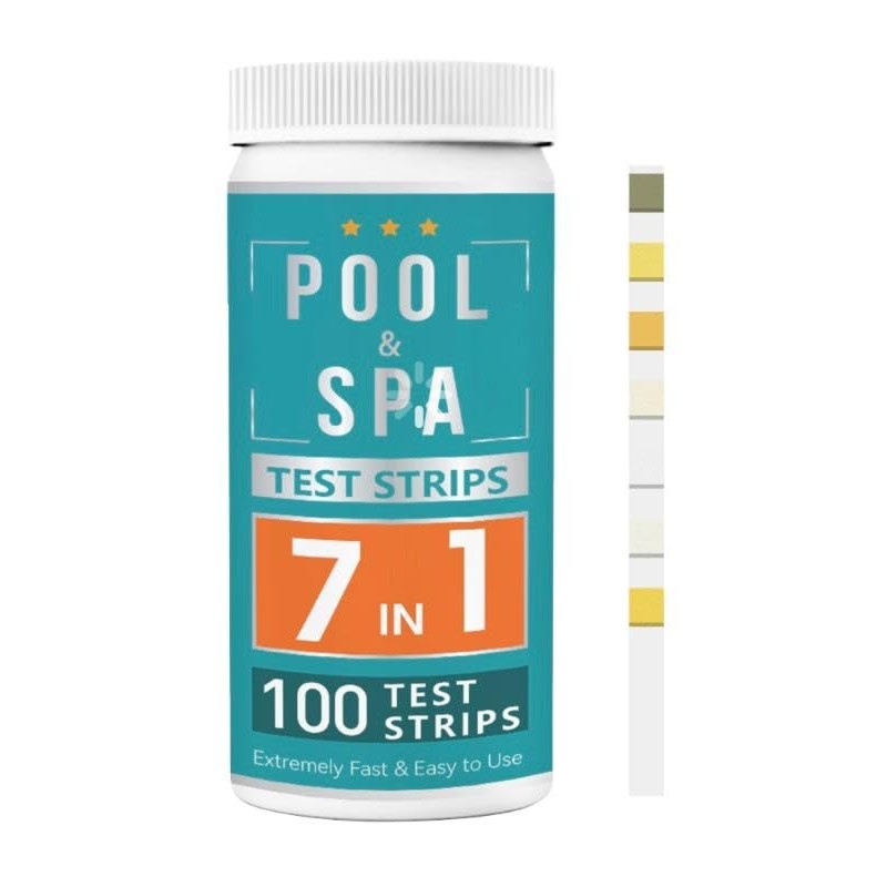 Test Strips - Hot Tub - Pool- 7 In 1-100