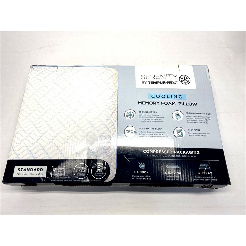 Tempur-Pedic Serenity by Tempur-Pedic Cooling Memory Foam Pillow - Standard