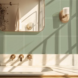 Alwayspon 10Pcs 6x6inch/15x15cm Peel and Stick Vinyl Wall Tile Sticker, Textured Self-Adhesive Backsplash Tile Decals Stick on Tiles Waterproof Removable for Kitchen Bathroom