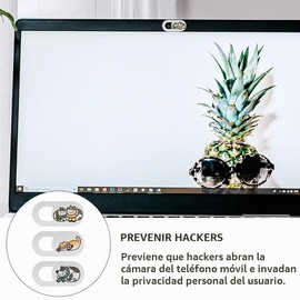 Mobestech 3 Cubiertas De Webcam para Portátil con Adhesivo Abs