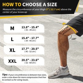 CAMBIVO Pack of 2 Knee Support for Men and Women, Knee Support with PMMA Side Stabilisers and Patella Pad, Bandage Knee Pads for Meniscus Tears, Arthritis, ACL, Joint Pain, Running, Volleyball, Sports