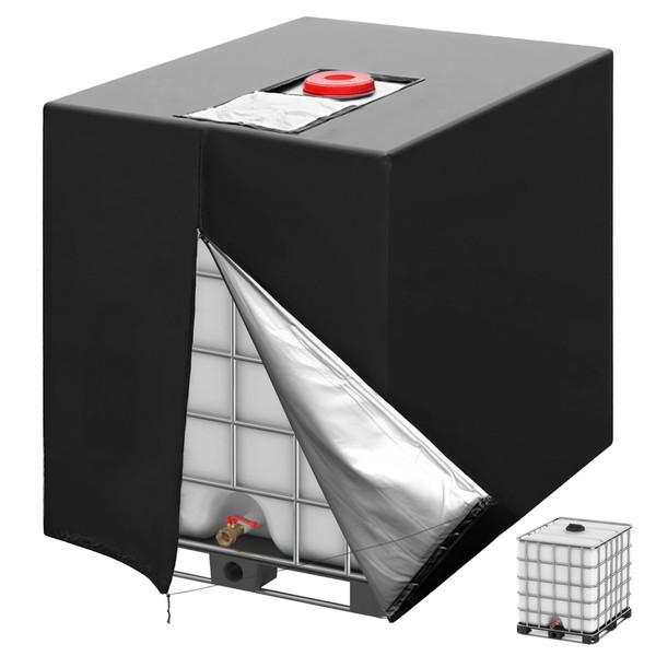 Varku IBC Tote Cover, Water Tank Protection Cover, Waterproof 210D
