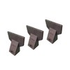 3 - Hensley Style Backhoe/Mini Excavator Bucket Flare Tooth -
