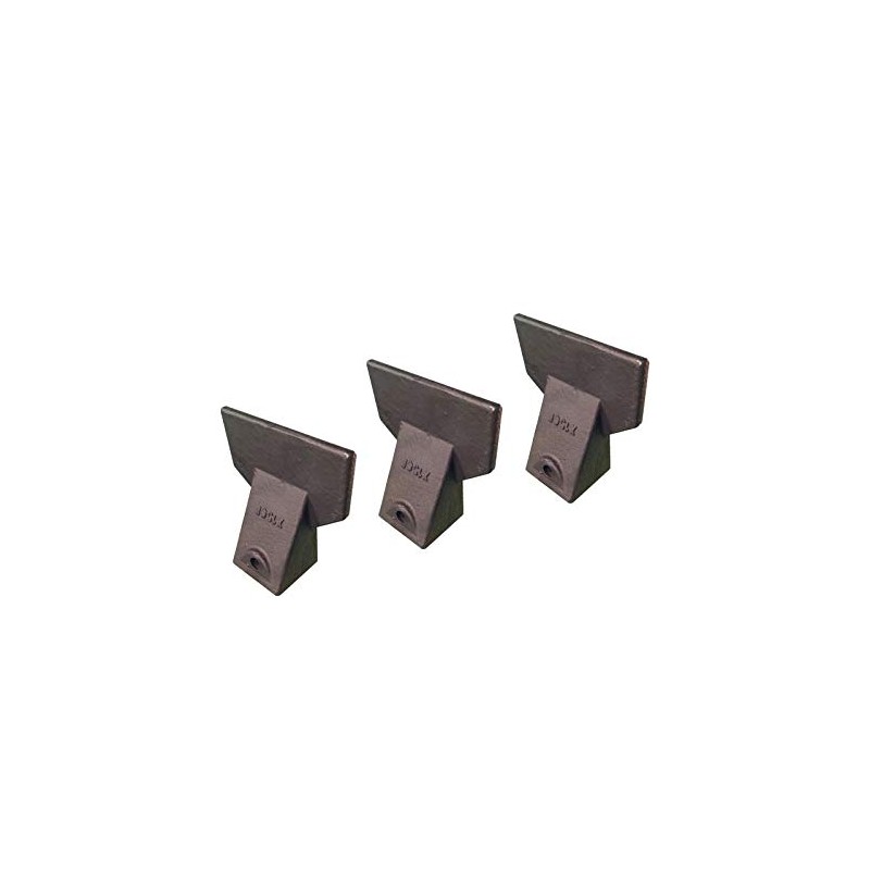 3 - Hensley Style Backhoe/Mini Excavator Bucket Flare Tooth -
