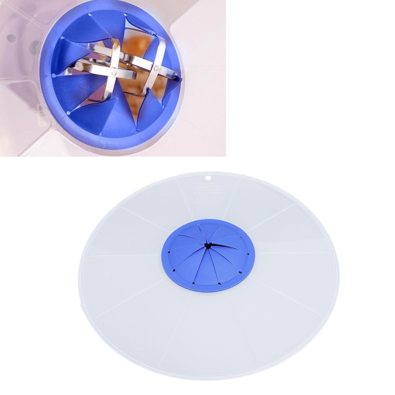 30cm Mixer Splatter Guard, Transparent Anti Splash Cover for Home