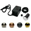 2.5" Long Dual Outlet On/Off (Chrome) Air Switch Garbage Disposal
