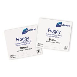 Froggy PE Hygienehandschuhe Herren á 100 Stück, Folienhandschuhe, Weiß