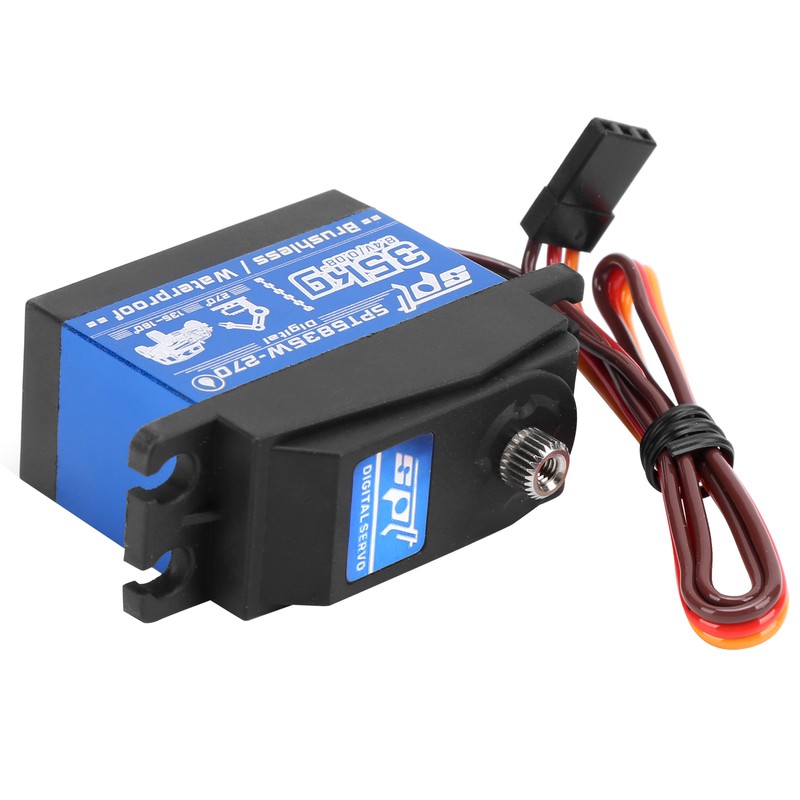 35KG RC Waterproof Brushless Motor Gear Servo Replacement for 1/8