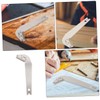 Ipetboom 2Pcs Stainless Steel Drill Gauge Angle Measurement Tool for
