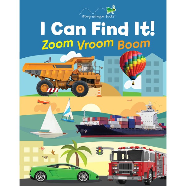I Can Find It! Zoom Vroom Boom (Large Padded Board