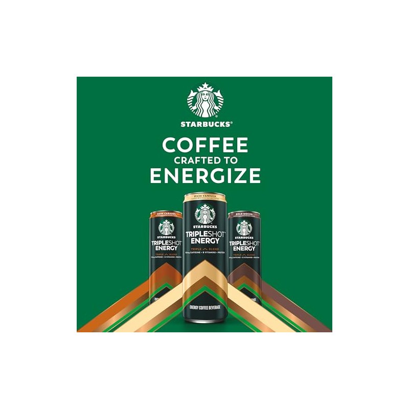 Starbucks Tripleshot Coffee Energy Drink, Rich Vanilla, 11 fl oz