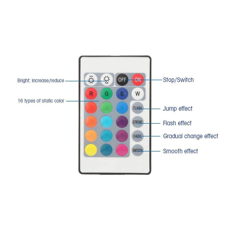 5-24 V Mini Light Strip Remote Control, 0.5 m /