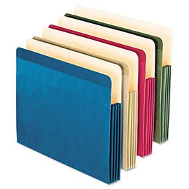 Pendaflex Recycled Colored File Pocket, Letter Size, Assorted, 4 per Pack (90164)