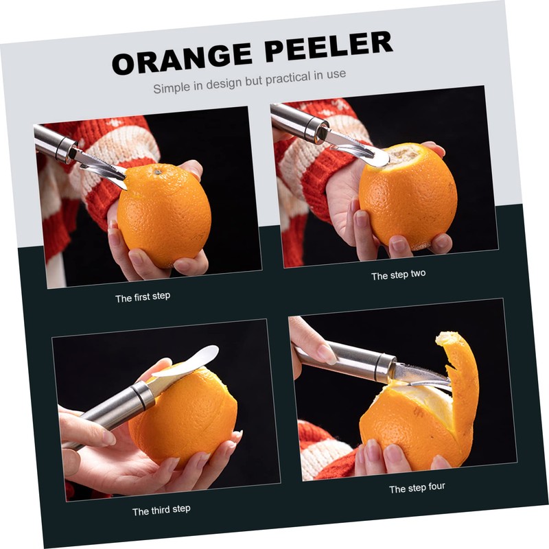 BIUDECO 1 PC Citrus Peeler for Lemons Oranges Sturdy Kitchen