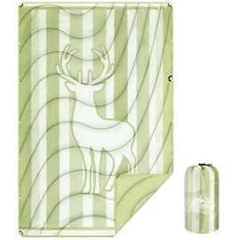 OUTSKIRT Down Camping Blanket, Outdoor Puffer Camping Blankets for Cold Weather, Lightweight, Wearable & Packable Camping Quilt, Ideal for Traveling, Hiking, Festival & Outdoor Adventures, Deer