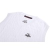 HONOR GOLF Men's V-Neck Knit Golf Vest, 100% Cotton, Plain,