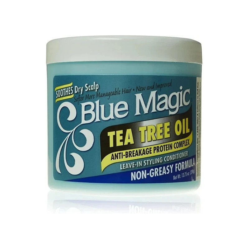 BLUE MAGIC Tea Tree Oil Leave-in Styling Conditioner Non-Greasy Formula