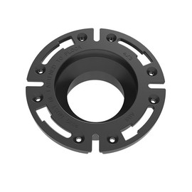 SEAFLO Universal Replacement RV Toilet 3" Floor Flange Black