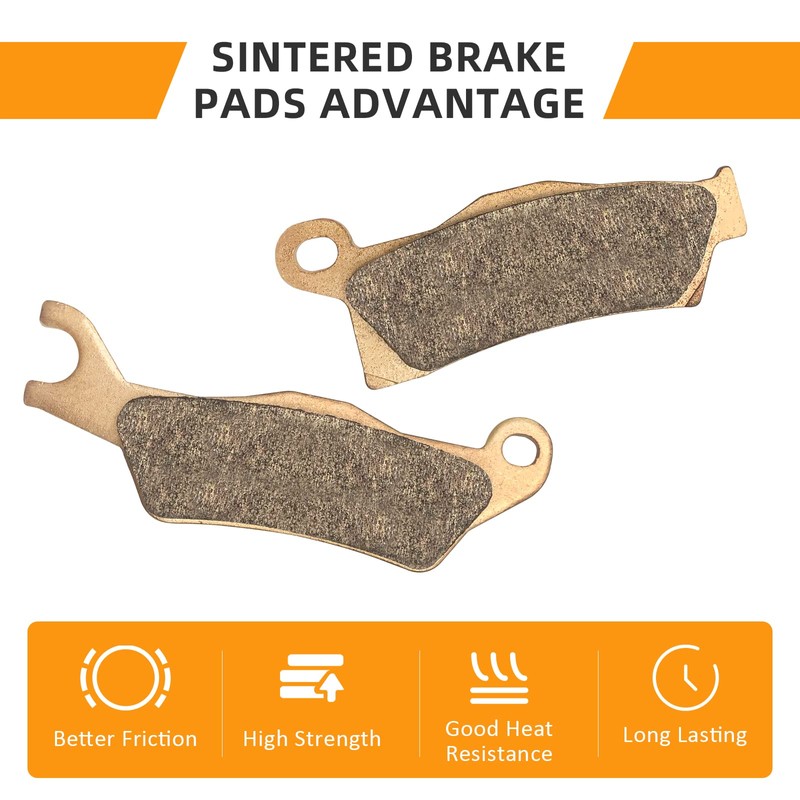 Front & Rear Brake Pads Sintered for Can Am Outlander