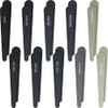 20 Pcs Honoson Sanding Sticks for Plastic Models Polishing Sticks Assorted Metal and Wood Sanding Tools Accessory for Model Craft Amateur Beginner(Low Grits Rating,Water Drop Style)