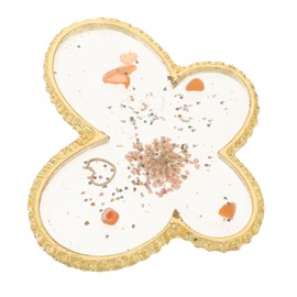 VICASKY Butterfly Shape Nail Art Palette Color Mixing Tray for Nail Artists DIY Crafts Display Board for Jewelry Pigment Mixing Portable Design