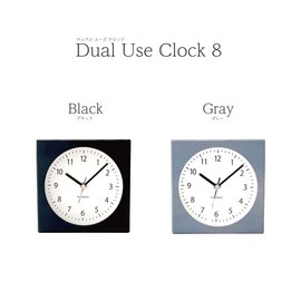 KATOMOKU Dual use clock 8 km-134GRRC Grey Radio Clock Continuous Second Hand