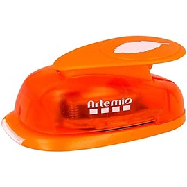 Artemio 2,5 cm Big Leaf HEBEL Punch, orange