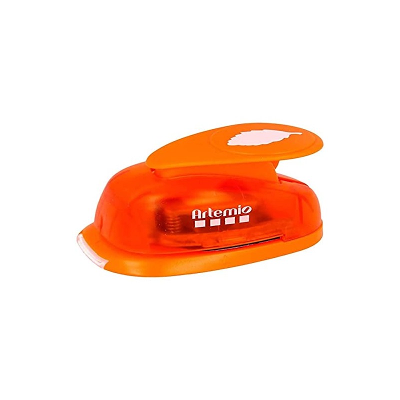 Artemio 2,5 cm Big Leaf HEBEL Punch, orange