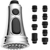 Hibbent 3 Modes Shower Head Kitchen Tap Replacement Pull-Out Shower