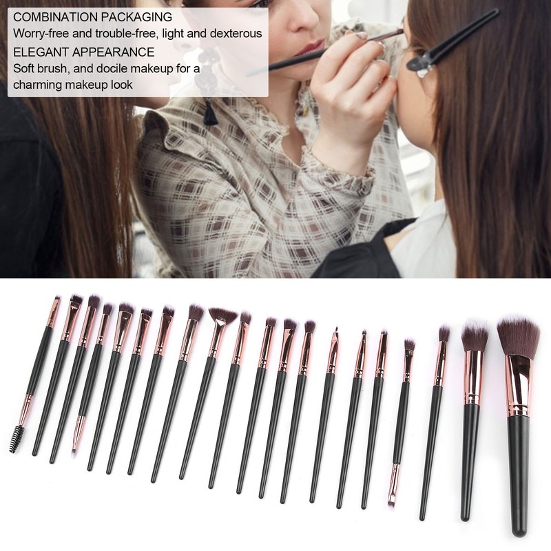 20Pcs/Set Makeup Brush Set Blush Face Powder Eyeshadow Cosmetic Brushes