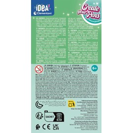 Clementoni Idea Deine Stift-Kreationen Schmetterling - DIY Stifte-Set mit Schmetterlings-Accessoires - Bastelset zum Stifte selber machen, Kreativspielzeug für Kinder ab 6 Jahren, 18873