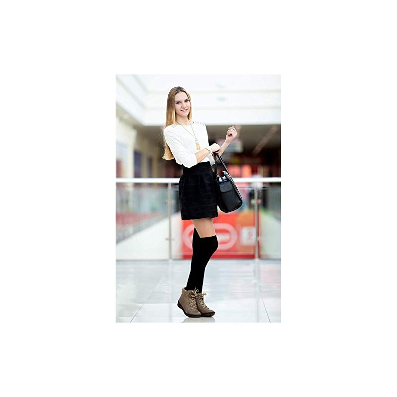 DRESHOW DRESHOW 6 Pairs Long Socks Thigh High Socks Tights