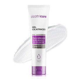 Cicatricure Gel – Resultados en 8 semanas – Skin Care para cicatrices – Disminuye tamaño, color y textura de cicatrices y estrías – Fórmula hidratante – Contiene 1 tubo de 30g