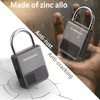 Fingerprint Padlock, (Gray) 3.9 55
