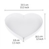 WENPACK 12" Fillable Cardboard Heart Shaped Gift Box With Window